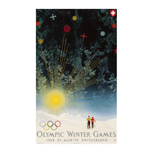 Olympic Games Saint Moritz in 1948 logo