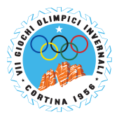 Olympic Games Cortina d'Ampezzo in 1956 logo